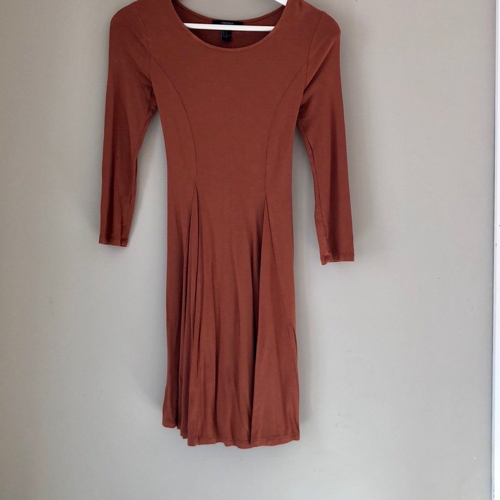 Copper Forever 21 Dress